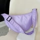 thumbnail image 4 of Bolsos de hombro para mujer, bolsos cruzados de nailon de media luna, bolsos de mano para niñas (púrpura) Likrtyny Para Estrenar, 4 of 9