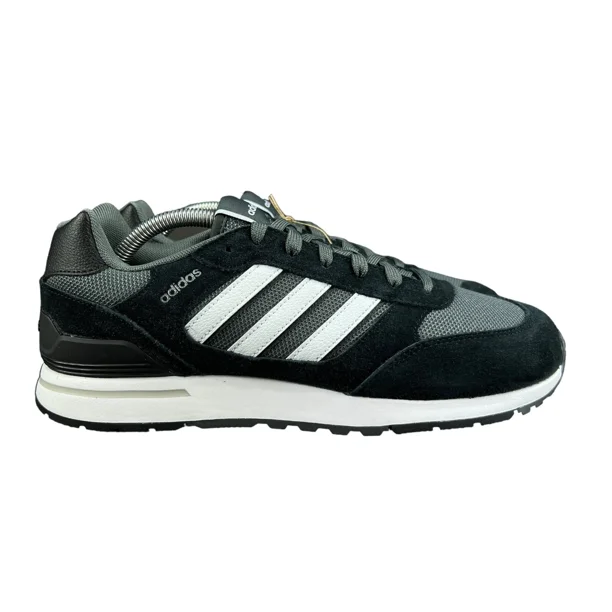 Adi-das Run 80s Black White Grey Shoes GV7302 Men's Sizes 8 - 13