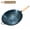 Dark blue, variant on edx 13.5" Carbon Steel Wok Pan, Nonstick Stir-fry Pan, Pre-Seasoned Flat Bottom Chinese Wok, Compatible with Induction, BBQ & Camping Cookware, Blue