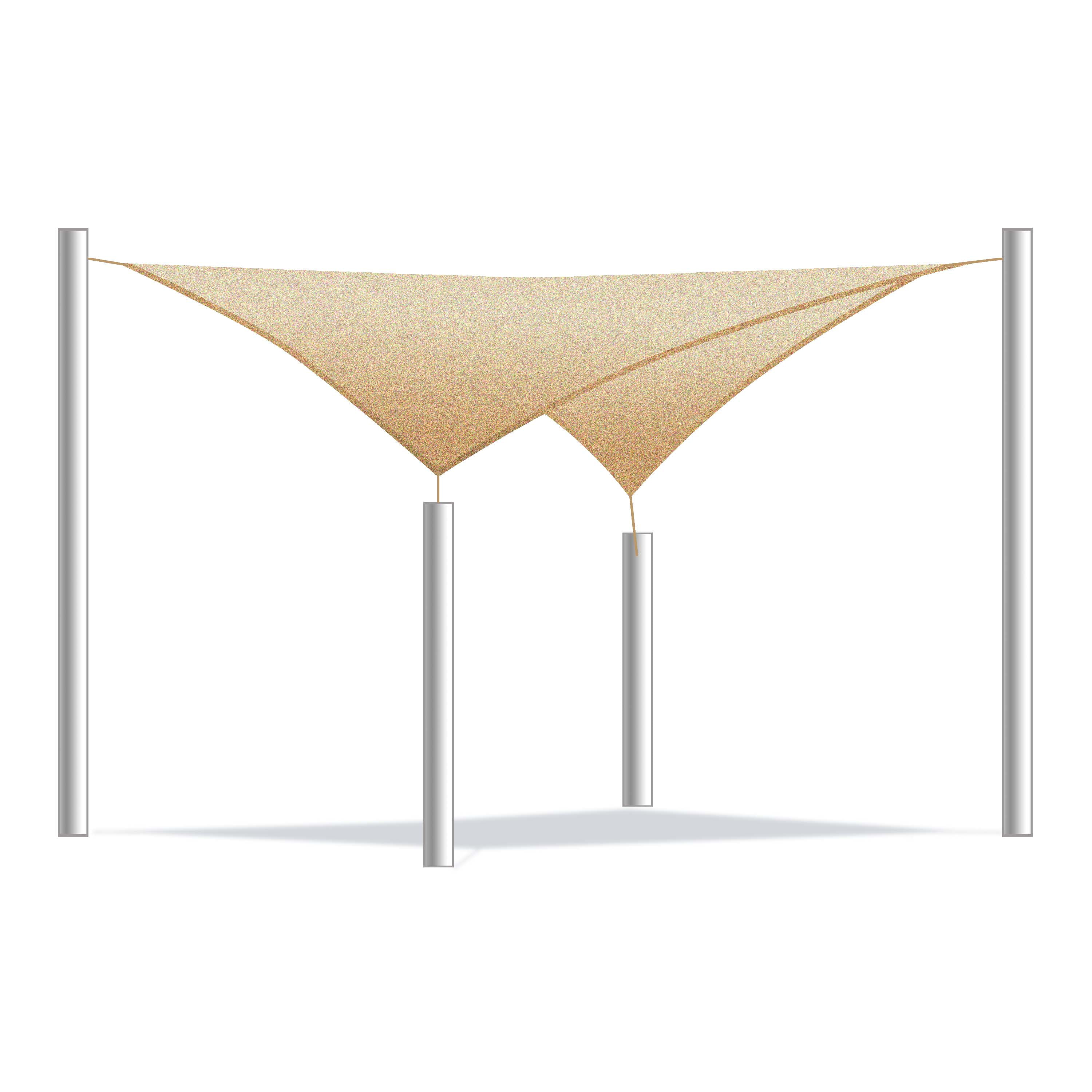 Suggestions for how to stop shade sail sagging? HomeImprovement