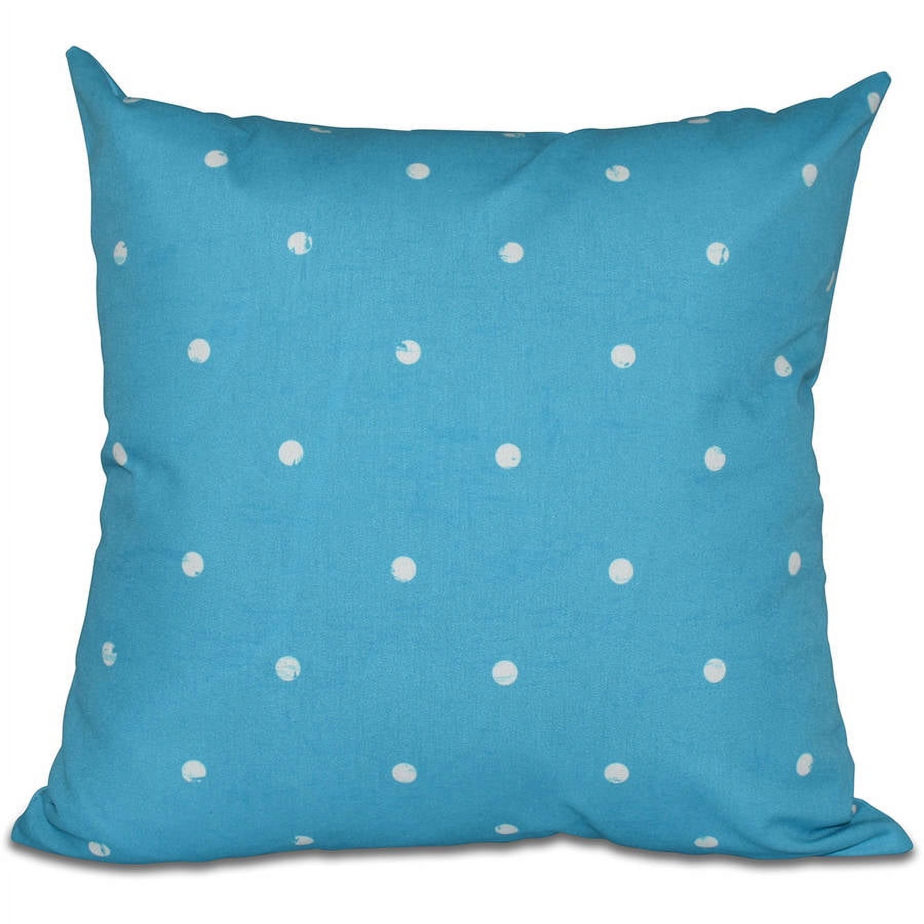 Simply Daisy 16" x 16" Dorothy Dot Geometric Outdoor Pillow, Blue (1 count) - image 2 of 6