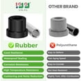thumbnail image 4 of 10L0L Golf Cart Rear Leaf Spring Bushing Sleeve & Screw Nut for EZGO TXT Medalist Club Car DS,Replaces OEM Part # 70289-G02 70291-G01 14158-G1, 4 of 7