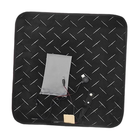 Cojín calefactable para silla de oficina, cómodo y cálido, de 17,03 pulgadas negro
