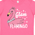 thumbnail image 4 of Inktastic Glam Pink Flamingo with Pearls Girls Toddler T-Shirt, 4 of 5