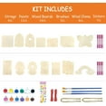 thumbnail image 2 of 2 Set Diy Bird House Wind Chime Kits, Birdhouse Kit Crafts for Kids Ages 4-12, Build and Paint Birdhouses Wooden Arts Craft, Outdoor Toys, Ideal Birthday, Children's Day Gifts, 2 of 8