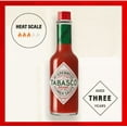 thumbnail image 3 of Tabasco Original Red Pepper Sauce, 5 oz Regular Glass Hot Sauce Bottle, Gluten-Free, 2 Pack - Authentic Flavor for Any Dish, 3 of 5