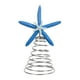 thumbnail image 3 of Mini estrella de mar, decoración náutica para dormitorio, temática de playa, novedad festiva para la copa del árbol. azul, 3 of 9