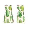 thumbnail image 7 of Picia Cactus And Succulent Print Women’s Sleeveless Midi Swing Dress – A-Line Pleated Tank Sundress, Comfortable and Flowy T-Shirt Dress, 7 of 7