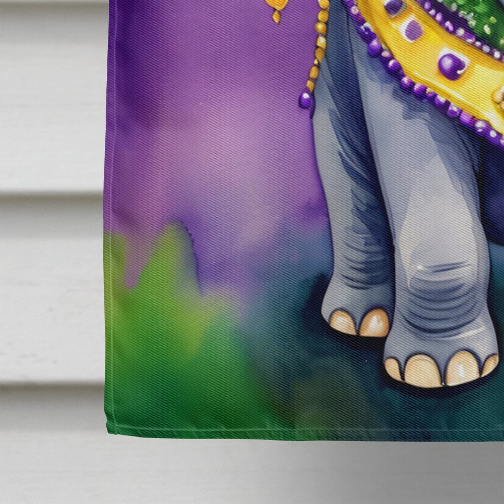 Elephant King of Mardi Gras House Flag 28 in x 40 in