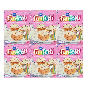 Pillsbury Funfetti Unicorn Cake Mix, 15.25 oz - Palatize Pack of 6