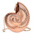 thumbnail image 3 of Bolsos de noche de moda con forma de concha, bolso de mano acrílico para fiesta de boda (plata), 3 of 3