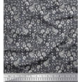 thumbnail image 1 of Soimoi Silk Fabric Leaves,Floral & Paisley Block Decor Fabric Printed Yard 42 Inch Wide, 1 of 3