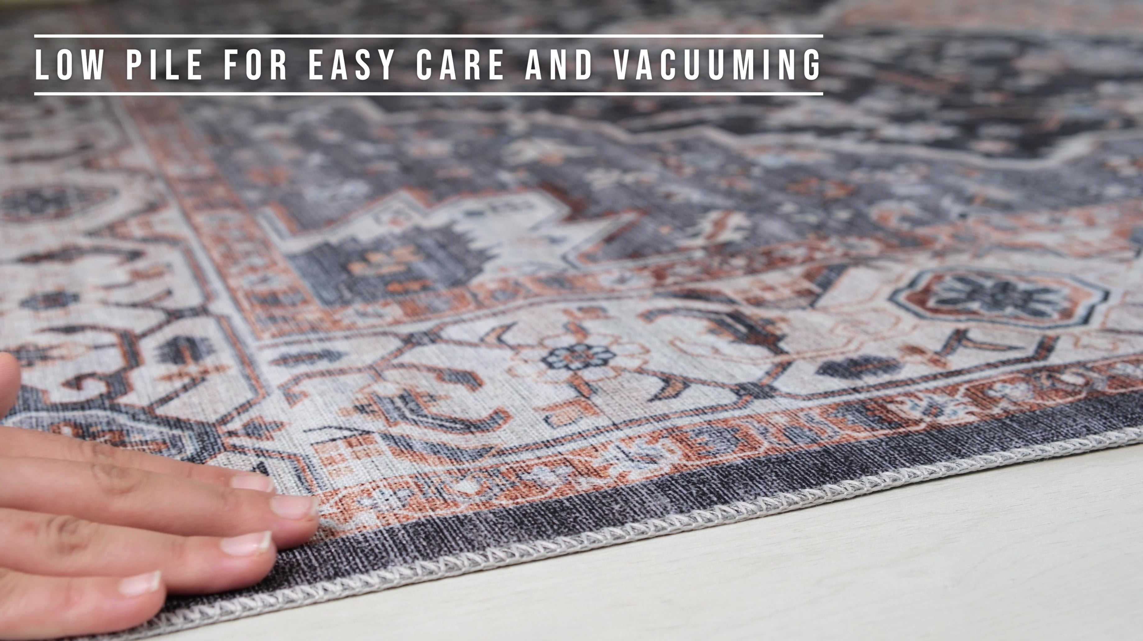 Rug Branch Emir Collection Traditional Oriental Water-Repellent Area Rug