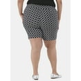 thumbnail image 4 of JMS Just My Size by Hanes Women's Plus Pull On Millennium Bermuda Shorts, 9" Inseam, Sizes 0X-4X, 4 of 5