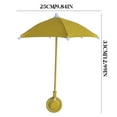 thumbnail image 2 of Chanana Magnetic Retractable Phone Umbrella – Compact Sunshade with UV Protection, Yellow, 2 of 8