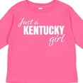 thumbnail image 4 of Inktastic Just a Kentucky Girl Born and Raised Girls Long Sleeve Toddler T-Shirt, 4 of 5