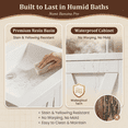 thumbnail image 3 of Homall 24'' Bathroom Vanity with Sink, Freestanding Bathroom Cabinet with 2 Door & 1 Drawer, Farmhouse Bathroom Vanity with Basin, White, 3 of 8