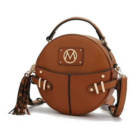 MKF Collection by Mia K. MKF-X512COG Gayle Crossbody Bag by Mia K. - Cognac Brown