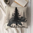thumbnail image 3 of YINGXI Lake Camper Throw Pillow Covers This is Our Quote Cushion Covers Bear Woods Camping/Cabin Rustic Decorative Pillowcases for Sofa Couch Porch 22x22in, 3 of 5