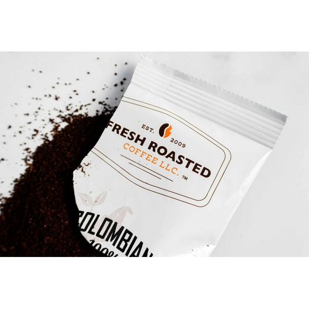 Fresh Roasted Coffee, Colombian Supremo Coffee Portion Packs / 2.25 oz