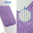 Bath Rugs for Bathroom Non Slip, Microfiber Washable Lavender Large