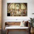 thumbnail image 3 of Elephant Stock The School Of Athens Wall Art - Horizontal Canvas Wall Art - Living Room Wall Decor - Architecture Canvas - Beige And Brown Decor By Raphael - 48" x 32", 3 of 8