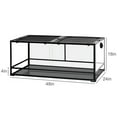 thumbnail image 4 of REPTI ZOO 90Gallon Reptile Large Terrarium Upgrade Glass Front Opening Tank Sliding Door with Screen Ventilation Reptile Terrarium About 48" x 24" x 18"(Knock-Down), 4 of 7