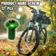 thumbnail image 2 of 12uds Montaña Bicicleta Disco Freno Rotor Pernos Tornillo M5x10mm Verde Unique Bargains rotores de freno de bicicleta, 2 of 6