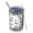 White Dinosaurs Skeletons-2, variant on 12oz Tumblers White Dinosaurs Skeletons Pattern Vacuum Insulated Stainless Steel Travel Tumbler Cups Mug with Lid and Straw for Beer,Coffee,Beverages with Cleaning Brush for Cold & Hot Drinks