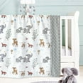 thumbnail image 2 of BOPRIO Baby Blankets for Unisex Boys Girls, Super Soft Nursery Minky Blankets with Happy Animal Design and Dotted Fleece Backing, Printed Bed Throws Newborn, 2 of 6