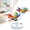 Colorful, variant on YAZHPA Lotus Crystal Flowers with Stems - Elegant Glass Figurines for Office and Home Decor,Spiritual Crystal Gifts for Women,Ideal for Anniversary and Birthday, Colorful