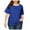Blue(New), variant on Plus Size Womens Blouses,Ladies Women Casual Short Sleeve Tshirts Summer Tops