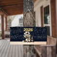 thumbnail image 4 of Happy New Year Bernese Mountain Dog Welcome 2025 Balloon Firework Party Landscape Wood Sign Berner Lover Gifts Hanging Wall Home Decor - 01014, 4 of 5