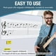 thumbnail image 2 of Pizarra magnética para música HoMiDek grande con pentagrama y teclado, 2 of 7