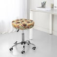 thumbnail image 7 of Lsque Thanksgiving Pattern Round Bar chair cushion covers Velvet Fabric Premium Comfort Protects from Scratches and Stains for 14-17 Inch Chair-12 inch, 7 of 7