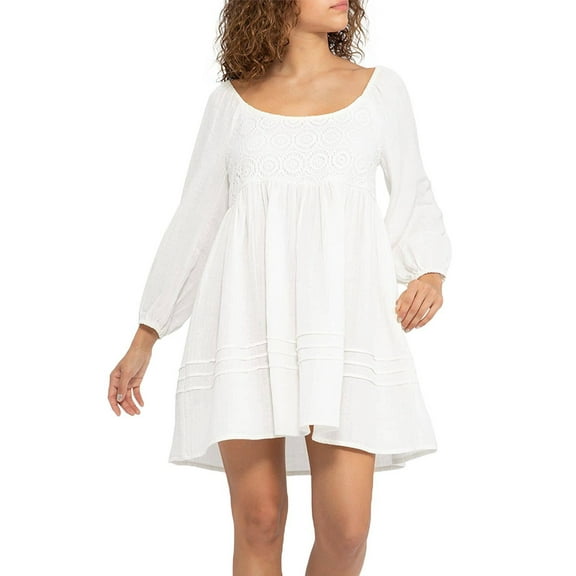 Sanctuary Women's White Summer Swing Dress Size 2XL