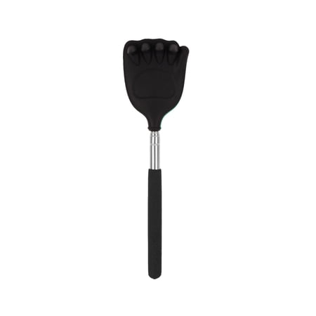 LLDYYDS Back Scratcher Extendable Silicone Bear Claw Manual Massager Tool Telescoping Stocking Stuffers Black for Itches Lotion Application