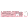 thumbnail image 2 of Wireless Keyboard And Mouse Combo Cute Keyboard Retro Round Keycap Thin Quiet 2.4GHz Retro Key Board For Laptop, 2 of 5