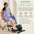 thumbnail image 5 of LifePro Under Desk Elliptical Machine with Red Light Option – Seated Pedal Exerciser for Seniors & Adults, Quiet Portable Leg Exercise Machine for Home & Office - Blue, 5 of 8