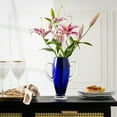 thumbnail image 4 of Majestic Gifts T-840-10 Classic clear 10 in. High Quality Glass Cobalt Trophy Vase With Handle, 4 of 5
