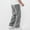 Gray, variant on Men's Baggy Track Pants Sports And Casual Pants Solid Color Wide Leg Trousers Workout Joggers Pants