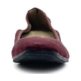 thumbnail image 3 of Ollio Women's Shoes Faux Suede Slip On Comfort Elasticated Square Toe Ballet Flat SF178, 3 of 6