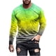 thumbnail image 2 of Blusas y camisas de manga larga con cuello redondo para hombre, blusas casuales de cuello redondo y manga larga, camisetas estampadas, blusas para hombre, 2 of 5