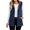 Navy, variant on KICILVS Fleece Lined Vest for Women Warm Winter Casual Waistcoat Hooded Full Zip Sleeveless Jacket with Pockets