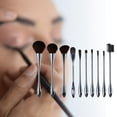 thumbnail image 4 of 10 piezas de pinceles de maquillaje que combinan de pinceles cosméticos de pie sintético de primera , de herramientas p Sunnimix Pinceles de maquillaje, 4 of 8