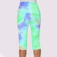 thumbnail image 5 of SwiftWear Women's Tie-Dye Capri Pants with Drawstring Waist - Fashion Slit Hem Sweatpants Casual Capris with Pockets, Stretchy Comfort Fit Cropped Pants S-2XL​, 5 of 7