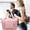 Pink, variant on HOARBOEG Household Travel Shoulder Bag Large Capacity Storage Bag Oxford Cloth Handbag for UNISEX with Zipper, 11*16.5*8.7in Black