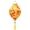 Yellow, variant on Hfppkn Traditional Chinese Silk Hanging Party Lantern with Tassel, Waterproof Oriental Decor for Festivals Weddings 26cm Red