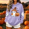 thumbnail image 2 of Sheghy Womens Raincoats for Women with Hood Wool Coat Zip Up Daily Trench Jacket with Pockets Purple XXL, 2 of 6
