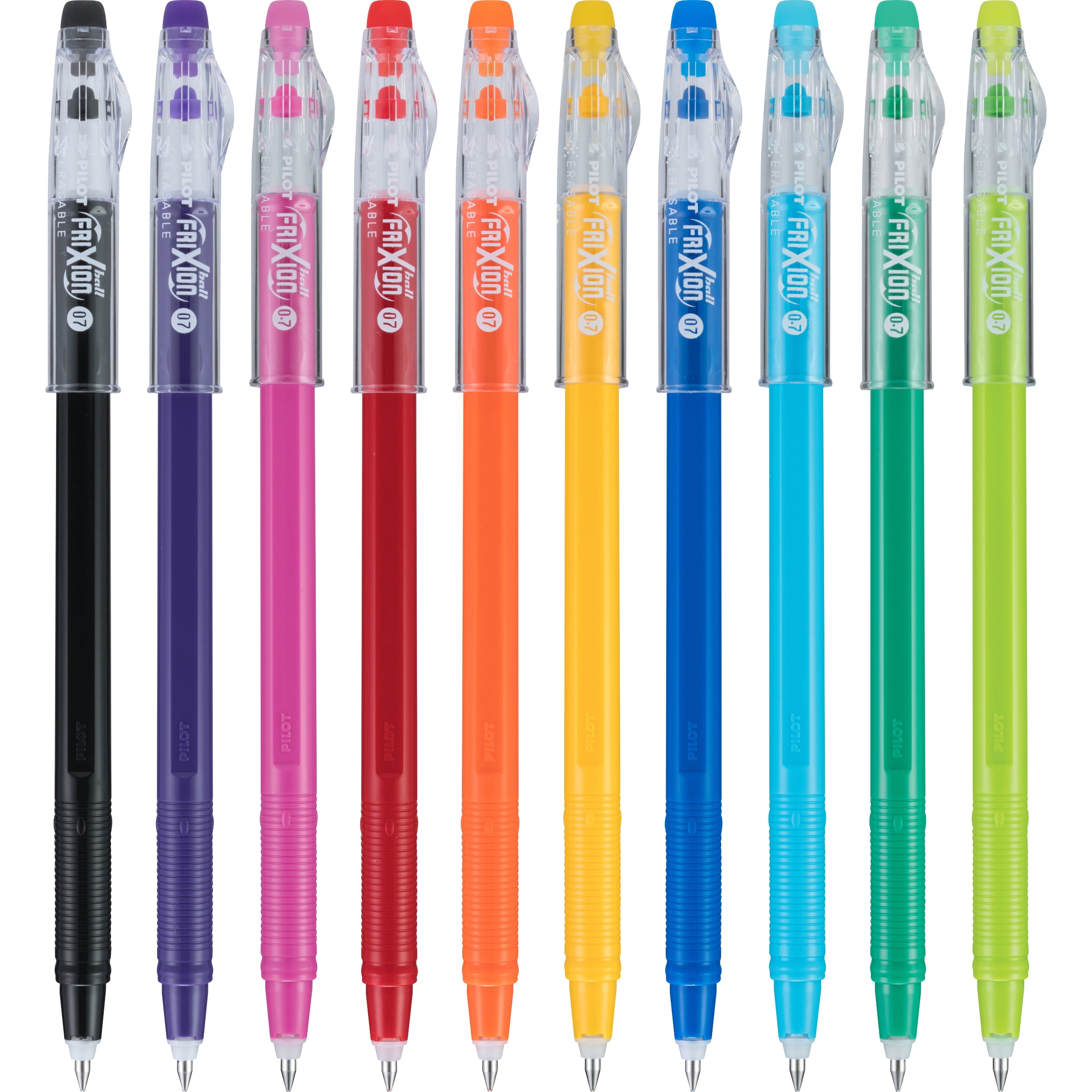 Pilot FriXion ColorSticks Erasable Gel Ink Pens, Fine Point, Assorted Ink, 10 Count Sidekick